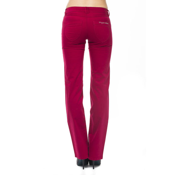 Ungaro Fever Red Cotton Jeans & Pant - Picture 3 of 3